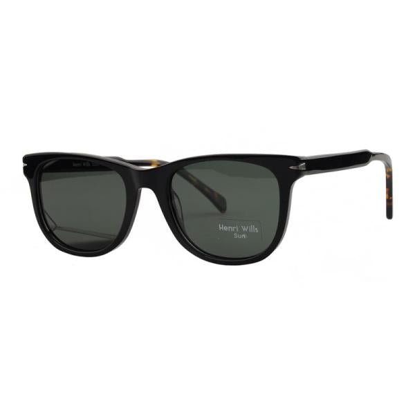 HENRI WILLS SUNGLASSES HWS038C3 MELINDA - BLACK/TORT 52-20-145
