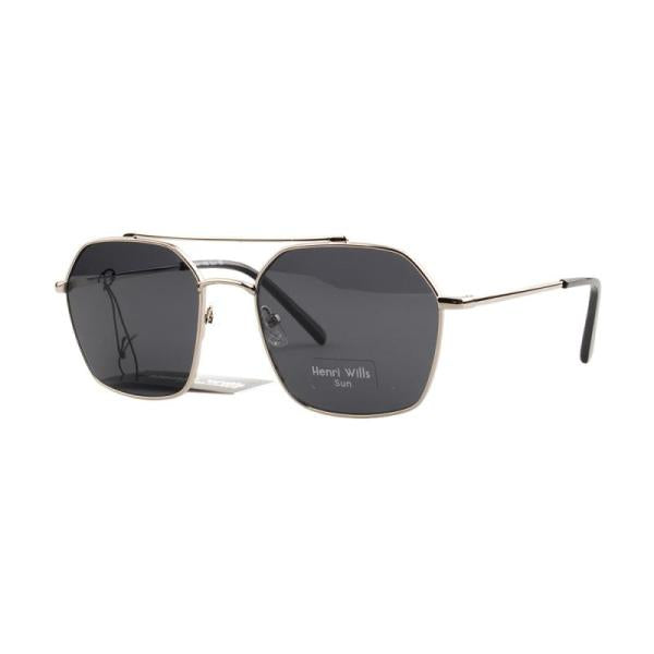 HENRI WILLS SUNGLASSES HWS040C2 BENJI - SILVER 54-19-145