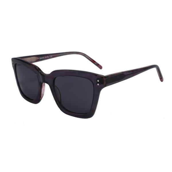 HENRI WILLS SUNGLASSES HWS043C2 EMME EMME - DARK PURPLE 50-22-145