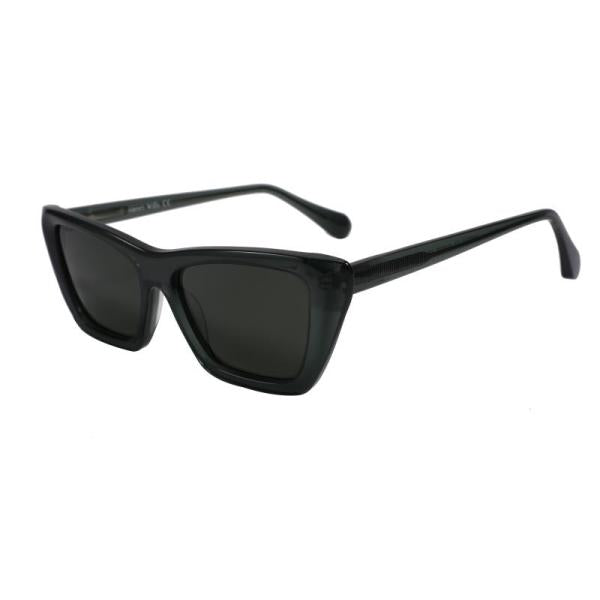 HENRI WILLS SUNGLASSES HWS044C2 TAMAR TAMAR - DARK GREEN 52-15-145