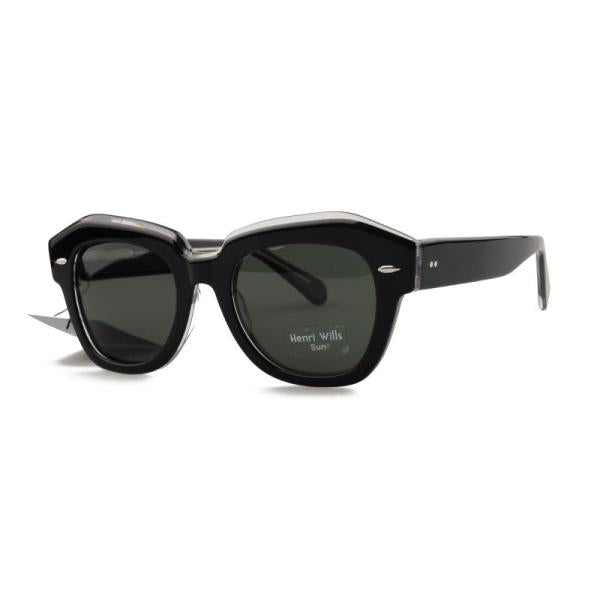 HENRI WILLS SUNGLASSES HWS060C1 MELISSA - BLACK 49-16-140