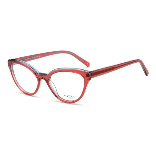 AVENUE  NYC AV600C2 TRANSPARENT RED 54-18-145