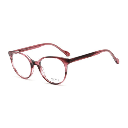 AVENUE NYC AV610C3 TRANSPARENT/STRIP BURGUNDY 51-20-140