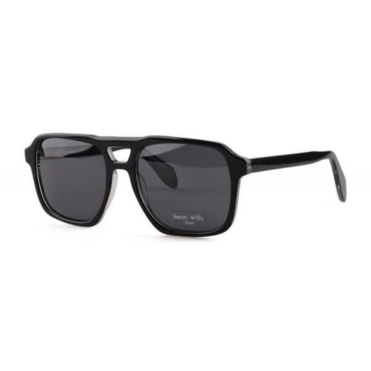 HENRI WILLS SUN HWS003C1 AXEL - BLACK/CRYSTAL 57-19-150