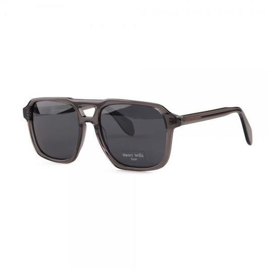 HENRI WILLS SUN HWS003C2 AXEL - GREY CRYSTAL 57-19-150