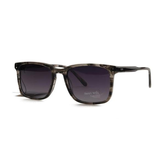HENRI WILLS SUNGLASSES HWS034C2 OSCAR - GREY 52-19-145