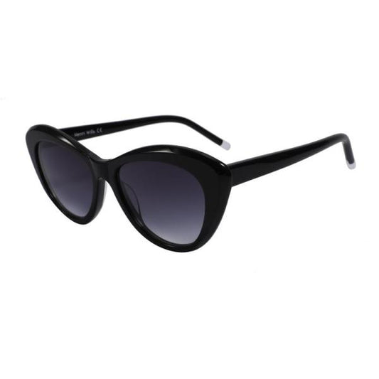 HENRI WILLS SUNGLASSES HWS042C2 SASHA - BLACK 54-17-145
