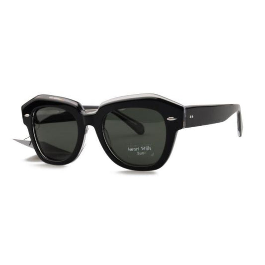 HENRI WILLS SUNGLASSES HWS060C1 MELISSA - BLACK 49-16-140