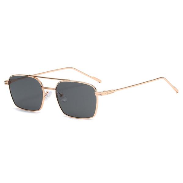 HENRI WILLS SUNGLASSES HWS064C1 VIRGINIA - GOLD/BLACK 51-20-148 *NOT RXABLE*