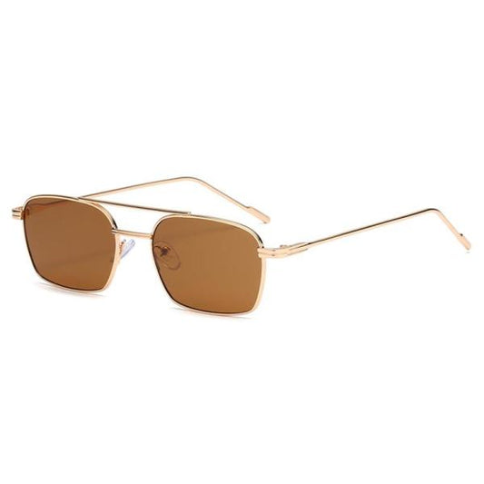 HENRI WILLS SUNGLASSES HWS064C2 VIRGINIA - GOLD/BROWN 51-20-148 *NOT RXABLE*