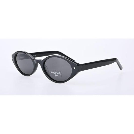 HENRI WILLS SUNGLASSES HWS067C1 VICTORIA - BLACK 53-20-140