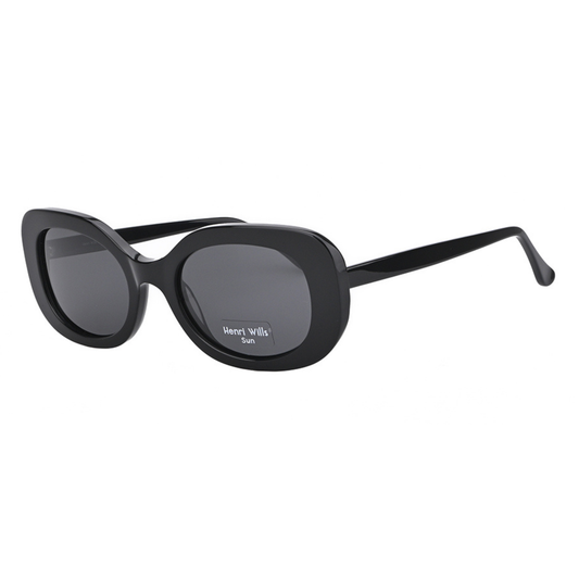 HENRI WILLS SUNGLASSES HWS081C2 KYLIE - BLACK 53-21-145